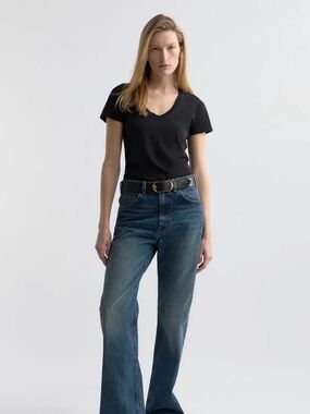 Nili Lotan Blue Mitchell Bootcut Jeans